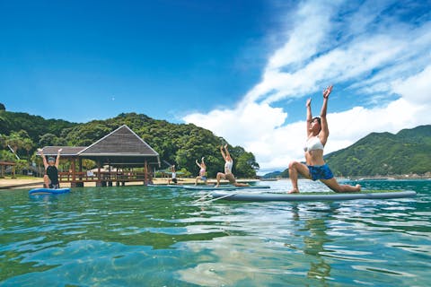 【三重・大紀町・SUP】南国気分でSUPヨガを楽しもう！