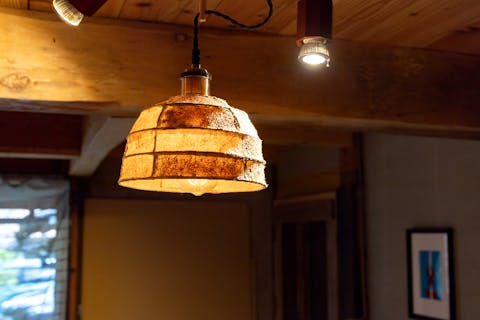 【山口・萩・手作りランプ】萩の竹から作った竹紙で一生モノのランプシェード作り体験