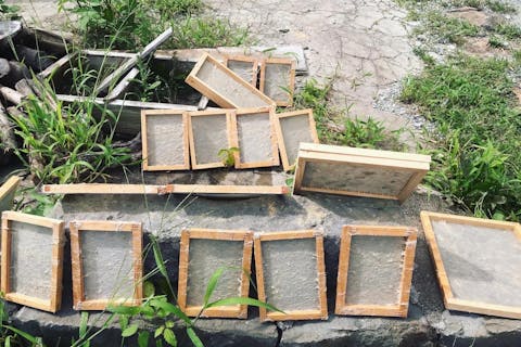 【山口・萩・紙漉き体験】竹紙を使ってオンリーワンのカード作り体験