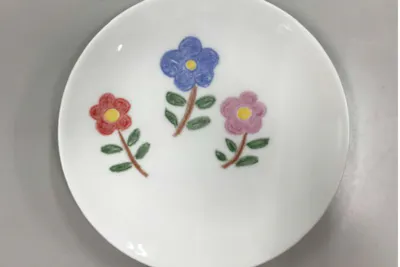 ナカムラジン　絵付け皿 三重・伊勢志摩・絵付け】自分で描いた柄が食器に！NARUMIボーン