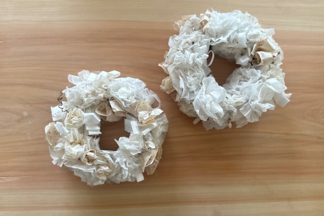 【山口・山口市・手作りリース】山口の伝統素材を使った季節のナチュラルリース作り