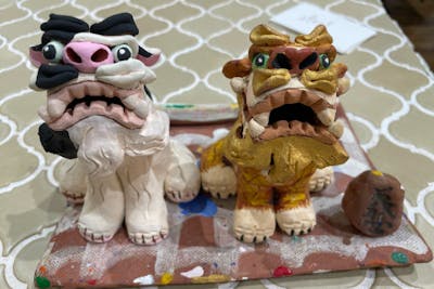 沖縄・本部町・絵付け JUNGLIA OKINAWA 】沖縄の守り神を好きな色で