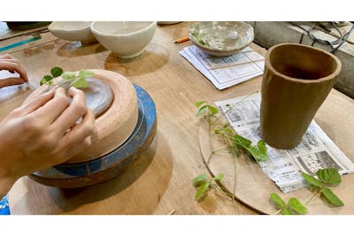 陶芸作品 器 ハンドメイド ボウル 直径約21センチ 高さ約7センチ