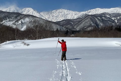 【長野・白馬・スキー】新感覚雪遊びのスキー体験！歩くスキーでスノーハイキング