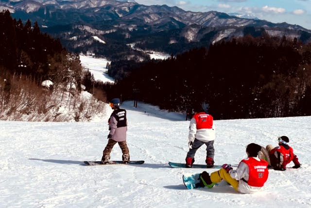 【長野・白馬・スノーボードスクール】はじめてのカービングターンレッスン