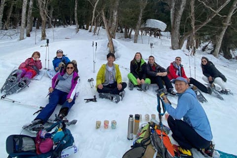 【長野・野沢温泉・スノーシュー】非日常の白銀の世界へご案内！北信越スノーシュー1日ツアー