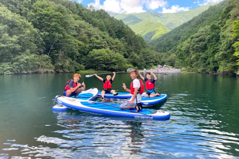 【長野・伊那・SUP】ボードの上に乗って水上散歩を楽しもう！SUPツアー