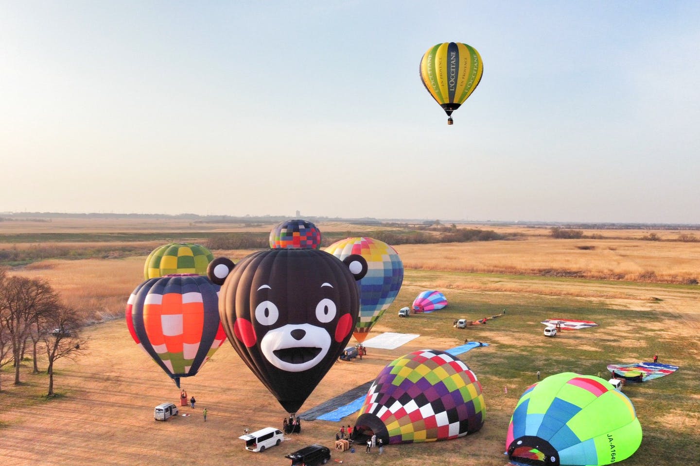 【栃木・熱気球】体験中の写真プレゼント！非日常！上空1000mの絶景を楽しむ熱気球フライト体験