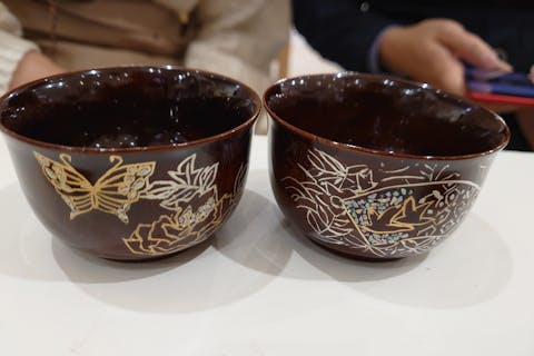 【富山・魚津・伝統工芸】日常生活で使いやすい！漆芸や消蒔絵で作る『ぐい吞み』＜中級者向けプラン＞