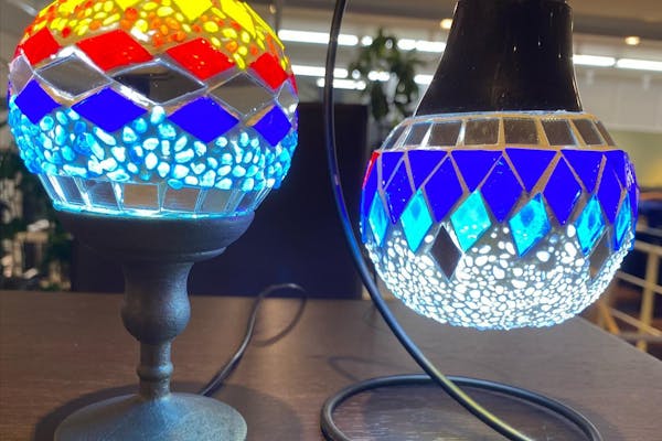 北海道・帯広・手作りランプ】旅の思い出作りにぴったり！モザイク