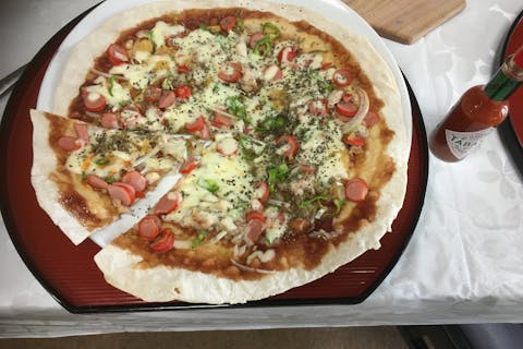 【埼玉・春日部・手作りピザ】挽きたてそば粉で作る！オリジナルピザ作り体験（3枚）