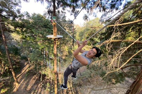 【京都・宇治・アスレチック】本格的なアドベンチャー体験！アドベンチャーコース