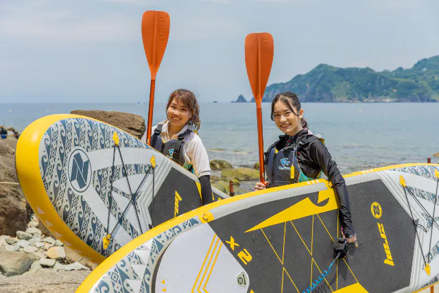 静岡・西伊豆・SUP】西伊豆の美しい海でSUPを体験しよう！半日プラン