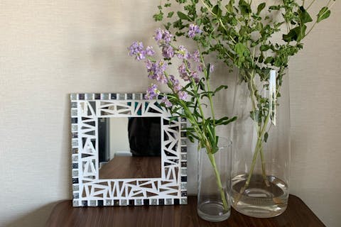 【愛知・名古屋・手作り雑貨】プレゼントにも可愛い！モザイクミラーMサイズ（1個）