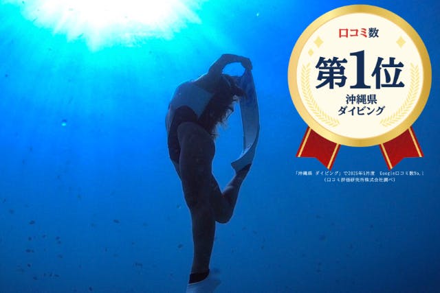 【沖縄・三重城港・スキンダイビング】1名様でのお申込はこちら！透き通る海を堪能！経験者向けスキンダイビング！Google口コミ数第1位！