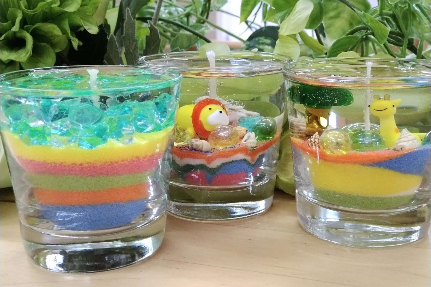 東京 日本橋 手作りキャンドル お子様に大人気 ジェルキャンドル 1個 アソビュー