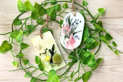 東京・日本橋・手作りキャンドル】お好みのお花で♪アロマサシェ2個