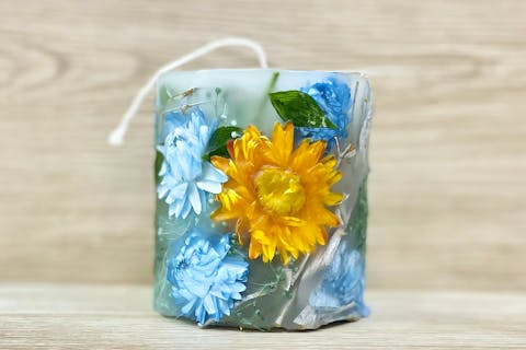 【東京・日本橋・手作りキャンドル】お部屋を鮮やかに彩る！3Dボタニカルキャンドル