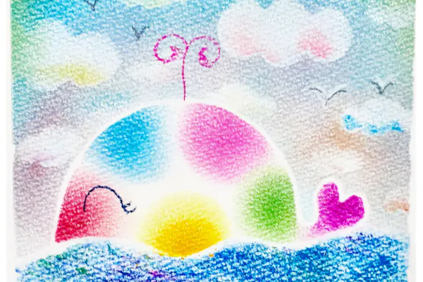 キッズパステルアート｜アソビュー！