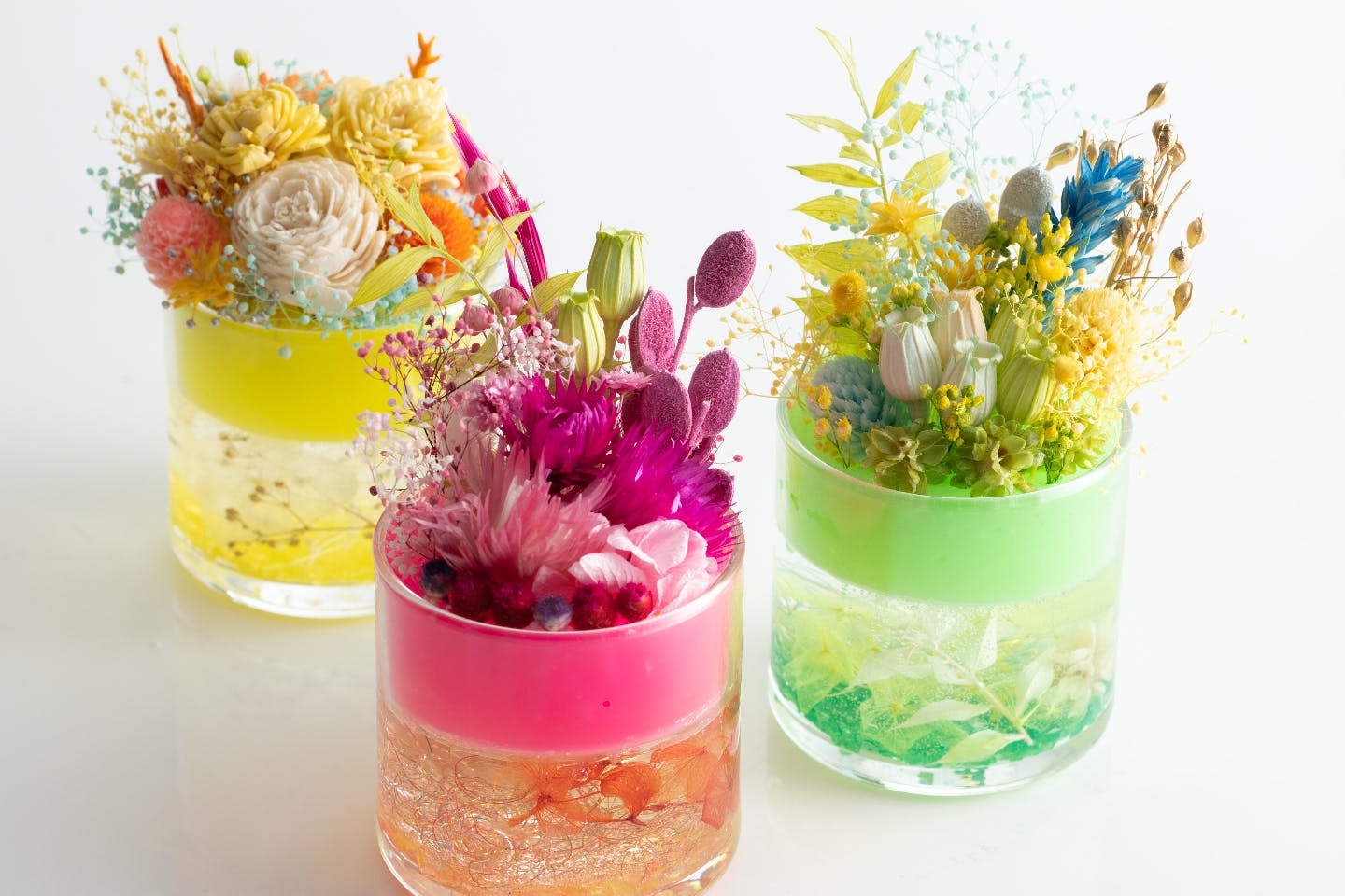 東京 巣鴨 手作りキャンドル お花と香りを楽しめるボタニカルアロマワックスグラス 1個 アソビュー