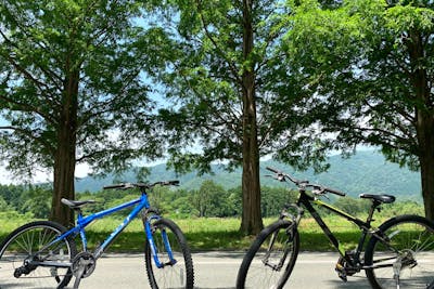 滋賀・琵琶湖・サイクリング】マウンテンバイクで快走。奥びわ湖の絶景