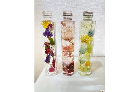 【山梨・河口湖・ハーバリウム】センスが光る。自分だけのハーバリウム制作（1本）