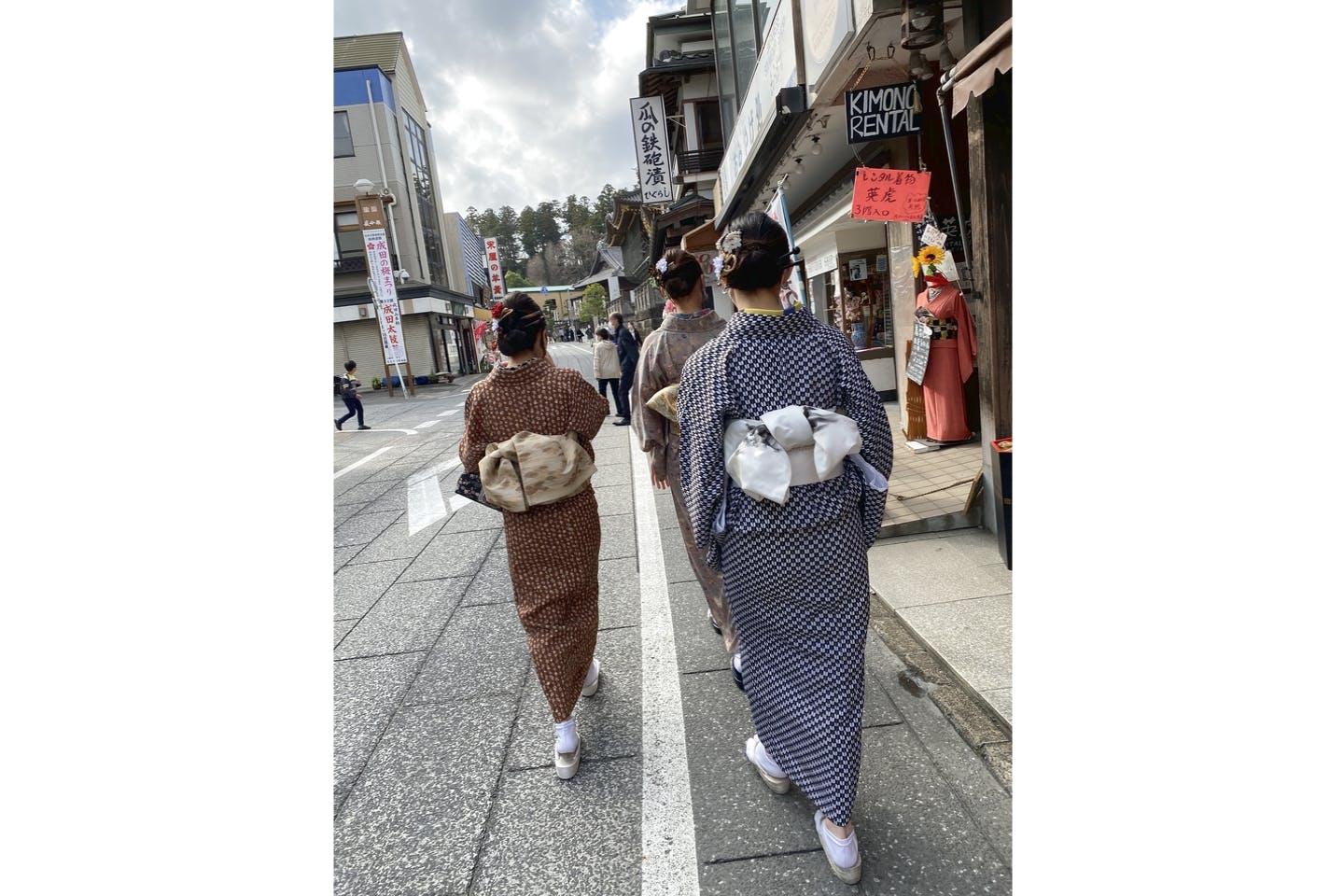 千葉 成田 着物レンタル レトロかわいい着物で成田山散策 大正ロマンプラン アソビュー