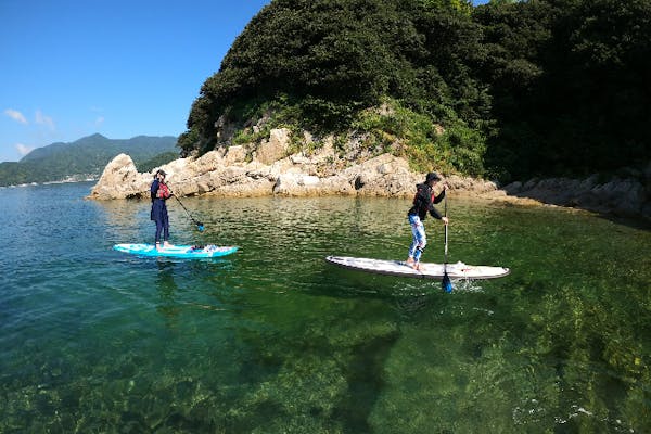 山口・周防大島・SUP】瀬戸内に沈む夕日を海から眺めよう！サンセット