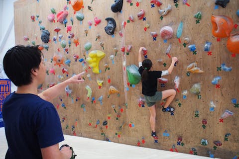 【東京・曙橋・ボルダリング】親子で始めよう。ボルダリングデビュー応援プラン