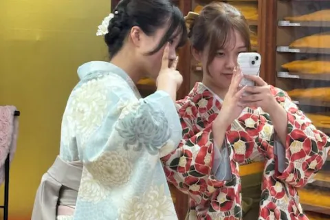 【山口・萩・着物レンタル】コーディネートが楽しい！袴姿で萩の街を散策しよう