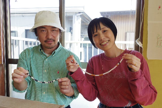【三重・伊勢・手作りネックレス】カップルで真珠のアクセサリーを作ろう！（2点）