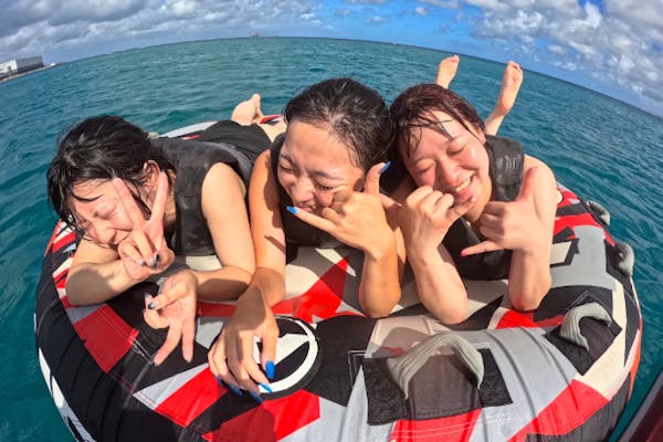 沖縄・那覇・宜野湾】最新の絶叫系マリンアクティビティ『3点Bプラン