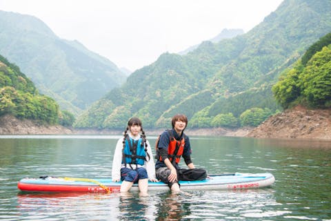 【三重・多気・SUP】大迫力の絶景！関西屈指の秘境・大杉谷でマッタリSUP体験