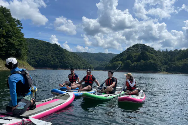 岐阜・白川郷・SUP】飛騨地方最大の湖 ”御母衣湖”でSUP体験♪（150分