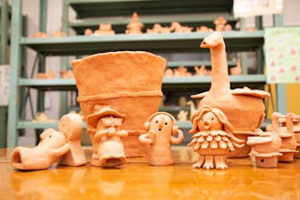 大阪・羽曳野・手作り雑貨】お弁当付きで嬉しい！可愛いマイ埴輪づくり