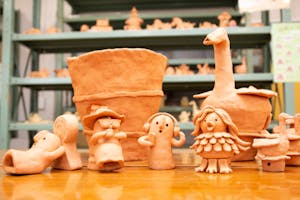 大阪・羽曳野・手作り雑貨】お弁当付きで嬉しい！可愛いマイ埴輪づくり