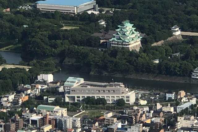 【名古屋・ヘリコプター遊覧】上空から名古屋の街を眺めよう！名古屋ヘリコプター遊覧７分「名古屋城・キャッスルコース」