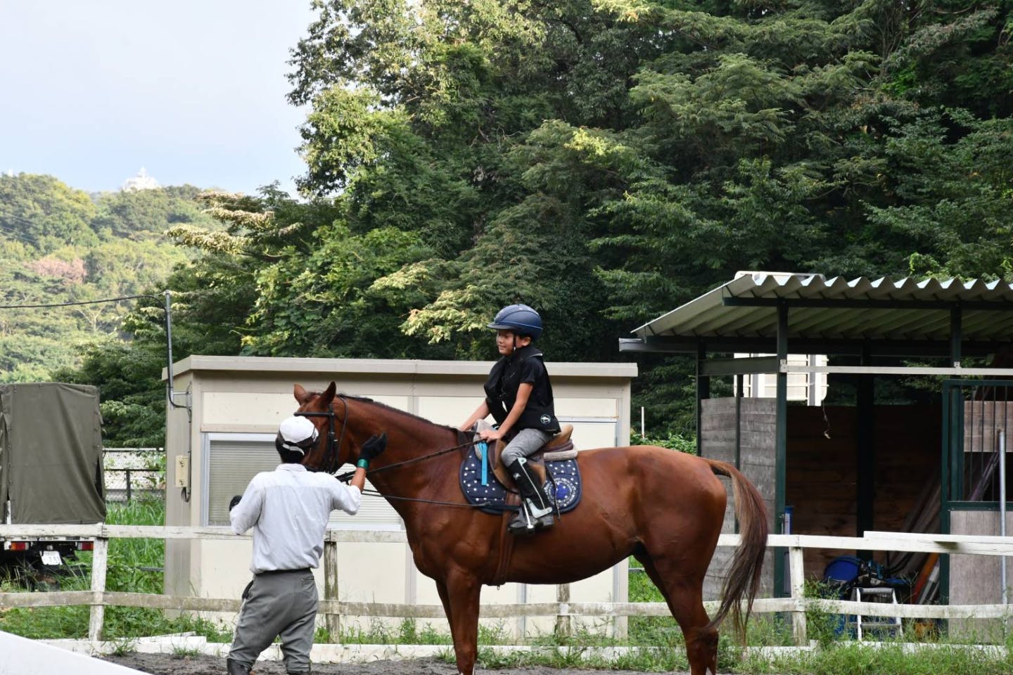 【神奈川・大磯・乗馬体験】初めての方におすすめ！スタッフ横付きの安心曳き馬体験