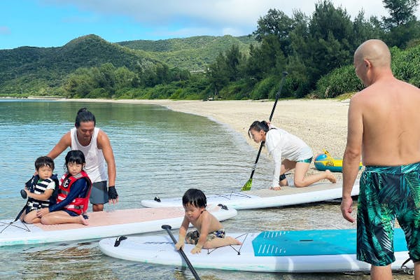 鹿児島・奄美大島・SUP】親子で楽しめる！お子様と2人乗りSUPタンデム