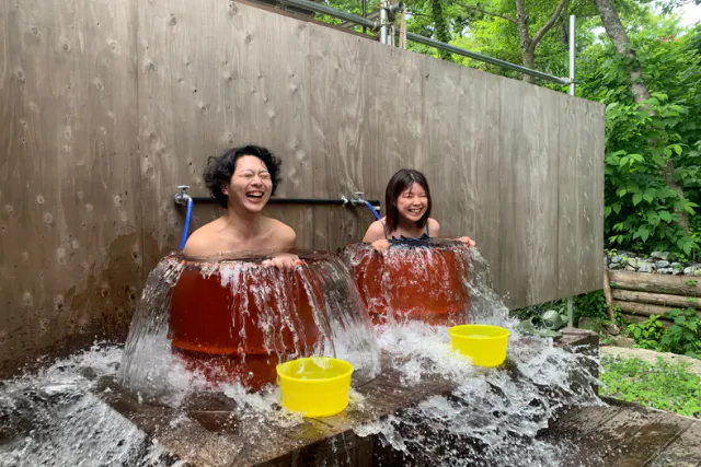 兵庫・養父・自然体験】森林外気浴を満喫！プライベートテントサウナで