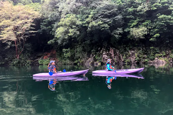 鹿児島・屋久島・リバーカヤック】空港至近！お手軽にリバーカヤックを