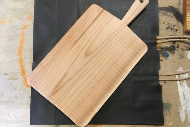 【京都府・京都市・木工教室】自由なデザインで作ろう！カッティングボード　1枚