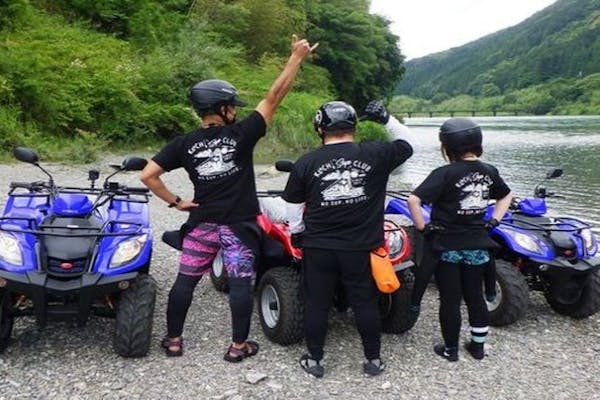 高知・日高村・四輪バギー】奇跡の清流、仁淀川ネイチャーバギー90分