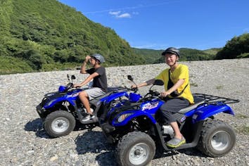 バギー 高知・日高村・四輪バギー】奇跡の清流、仁淀川ネイチャーバギー90分