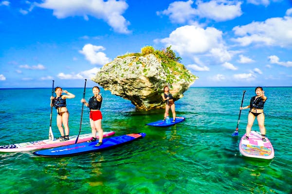 沖縄・サップ】透明度抜群の海を水上SUPクルージング☆写真プレゼント