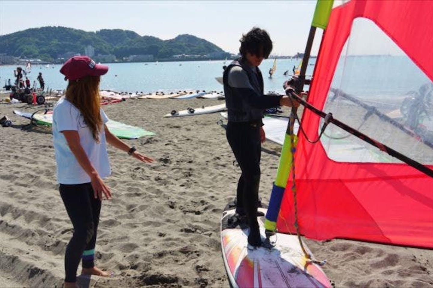 【神奈川・逗子・ウインドサーフィン】波が穏やかな逗子の海で、1日ウィンドサーフィン！