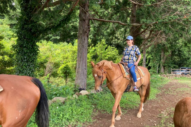 【神奈川・湯河原・乗馬体験】初心者＆お子様も歓迎！自然の中で馬とふれあう乗馬体験