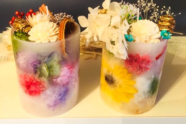 【大阪府・大阪市・キャンドル】ボタニカルアロマキャンドル＆アロマワックスサシェ