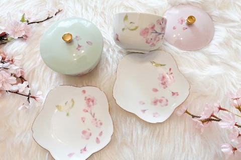 千葉・柏】桜舞う和食器セット♪コミコミプラン！お子様同伴OK！ティー