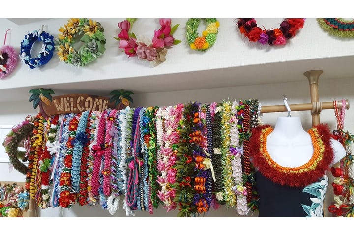 ハワイアンリボンレイWai pua（ワイプア）